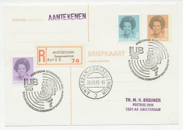 Aangetekend Amsterdam 1985 - Congrescentrum - Int. Congress - Unclassified