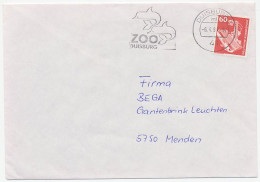 Cover / Postmark Germany 1981 Dolphin - Z00 Duisburg - Otros & Sin Clasificación