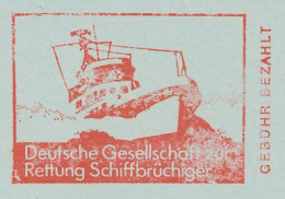 Meter Cut Germany 1973 Ship - Lifeboat - Autres & Non Classés