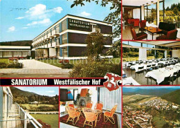 72895512 Reinhardshausen Sanatorium Westfaelischer Hof Speisesaal Fliegeraufnahm - Bad Wildungen