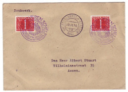 Cover / Postmark Netherlands 1948 Silver Shell - Craftsman Exhibition - Marine Life
