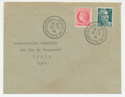 Cover / Postmark France 1946 Exhibition Of Penicillin - Other & Unclassified