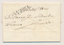 ZIERIKZEE FRANCO - Dordrecht 1827 - Vrijmetselarij - ...-1852 Prephilately