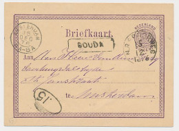 N.R. Spoorweg - Trein Haltestempel Gouda 1876 - Storia Postale