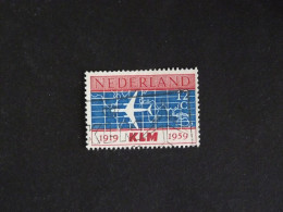 PAYS BAS NEDERLAND YT 710 OBLITERE - COMPAGNIE AERIENNE KLM - Used Stamps