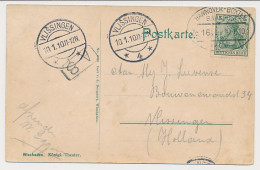 Trein Ovaalstempel Hannover - Boxtel 1910 - Non Classés