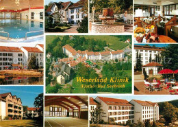 72895478 Vlotho Weserland Klinik Bad Seebruch Fliegeraufnahme Hallenbad Tennisha - Vlotho