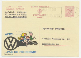 Publibel - Postal Stationery Belgium 1964 Car - VW - Volkswagen - Coches