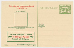 Spoorwegbriefkaart G. NS222 D - Postwaardestukken