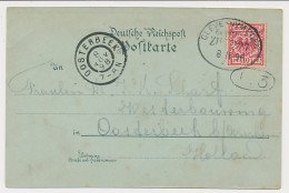 Trein Ovaalstempel Cleve - Nymegen 1898 - Unclassified