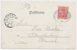 Trein Ovaalstempel Salzbergen - Oldenzaal 1901 - Non Classés