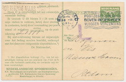 Spoorwegbriefkaart G. NS222 X - Locaal Te Rotterdam 1931 - Postwaardestukken