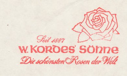 Meter Cut Germany 1989 Flower - Rose  - Other & Unclassified