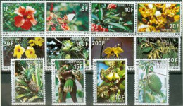 COMORES 1977 - Taxe - Fleurs Et Fruits - 12 V. - Orchidées
