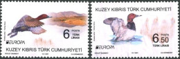 Chypre Turc 2021 - Europa - Faune Menacée - Canards Sauvages - 2 V. - Entenvögel