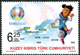 Chypre Turc 2020 - UEFA Coupe Du Monde De Football - 1 V. - UEFA European Championship
