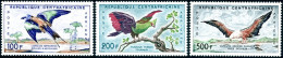 CENTRAFRIQUE 1960 - P.A. Oiseaux Divers Et Rapace - 3 V. - Eagles & Birds Of Prey