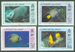 CAYMAN 1990 - Poissons - Anges De Mer - 4 V. - Fische