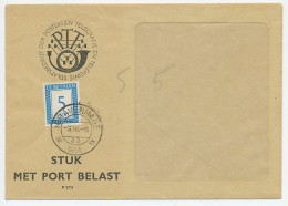 Emissie Port 1947 Dienst Envelop Den Haag - Unclassified
