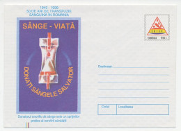 Postal Stationery Romania 1999 Blood Donor - Sonstige & Ohne Zuordnung