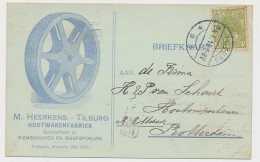 Firma Briefkaart Tilburg 1917 - Houtwarenfabriek  - Unclassified