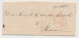 Eibergen - Trein Takjestempel Arnhem - Oldenzaal 1867 - Storia Postale