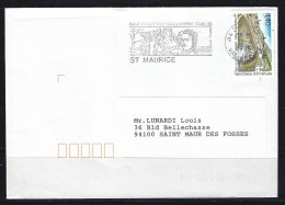 FRANCE 1995 - Y&T N°2956 - 4 F.40 Sur Lettre. Oblitération Du 12-4-1995. 94 ST MAURICE .Val De Marne. - Covers & Documents