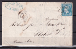 D 806 / NAPOLEON N° 22 SUR LETTRE - 1862 Napoleon III