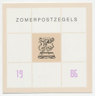 Zomerbedankkaart 1986 - Non Classés