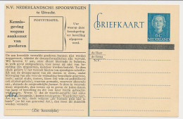 Spoorwegbriefkaart G. NS302 C - Ganzsachen