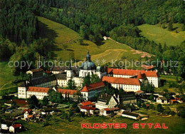 72895236 Ettal Fliegeraufnahme Benediktiner Kloster  Ettal - Autres & Non Classés