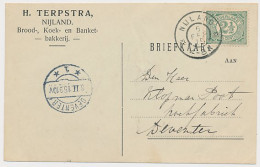 Firma Briefkaart Nijland 1915 - Brood- Koek- Banketbakkerij - Non Classés