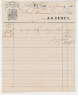 Nota Dockum 1868 - Verwerij - Katoen - Wol - Zijde - Holanda