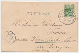 Trein Ovaalstempel Venlo - Haltern 1898 - Unclassified