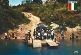 Côte D'ivoire - Carte Postale - Passage Du Fleuve Par Le Bac - Elfenbeinküste