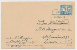 Treinblokstempel : Arnhem - Zwolle IV 1920 - Non Classificati