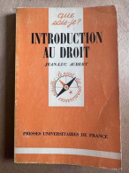 Introduction Au Droit - Autres & Non Classés