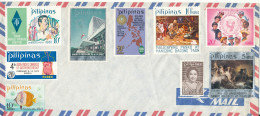 Philippines Air Mail Cover With A Lot Of Stamps But No Postmark And Address - Philippinen