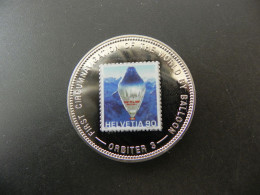 Uganda 1000 Shillings 1999 - First Circumnavigation Of The World By Baloon - Orbiter 3 - Helvetia 90 - Uganda