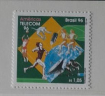 BRESIL BRASIL 1996  MNH**   FOOTBALL FUSSBALL SOCCER CALCIO VOETBAL FUTBOL FUTEBOL FOOT FOTBAL - Nuovi