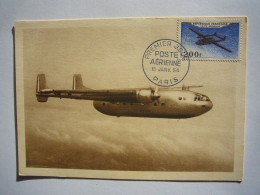 Avion / Airplane / ARMÉE DE L'AIR FRANÇAISE / Nord Atlas / Carte Maximum - 1946-....: Modern Tijdperk