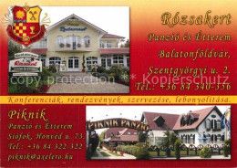 72894795 Balatonfoeldvar Restaurant Rozsakert Balatonfoeldvar - Hongrie
