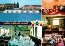 72894741 Praha Prahy Prague Botel Admiral Doppelzimmer Restaurant Bar   - Czech Republic