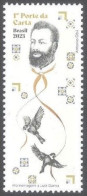 BRAZIL #16/2023-   HOMMAGE TO LUIZ GAMA  -MINT - Unused Stamps