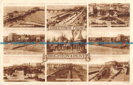 R096077 Greetings From Brighton And Hove. Multi View. Lansdowne - Wereld