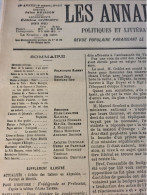 ANNALES 95 /LEON BOURGEOIS LOCKROY CAVAIGNAC DOUMER MESUREUR VIGER/ FANTAISIES PARISIENNES/SAINT SAENS BARBIER CARRE - Tijdschriften - Voor 1900