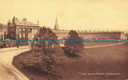 R096086 Bath. Royal Crescent. Photochrom. No 7452 - Wereld