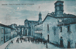 CARTOLINA  UMBERTIDE PIAZZA XII SETTEMBRE 1860 ( GIA' S. FRANCESCO) - VIAGGIATA 1927 - A74 - Perugia