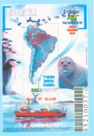 BRESIL - 1997 - Programme  Antarctique PRO ANTAR - Bloc - Faune Arctique