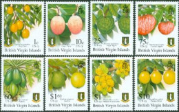 BRITISH VIRGIN 2005 - Fruits Locaux - II - 8 V. - Frutas